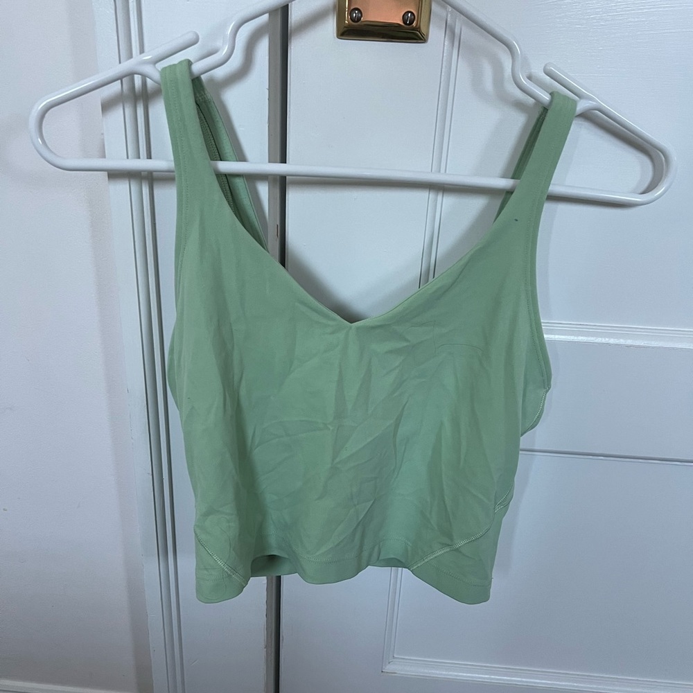 Light green lulu align tank